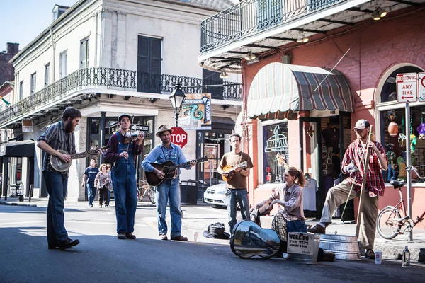 Artistas callejeros de Nueva Orleans — Foto de Stock