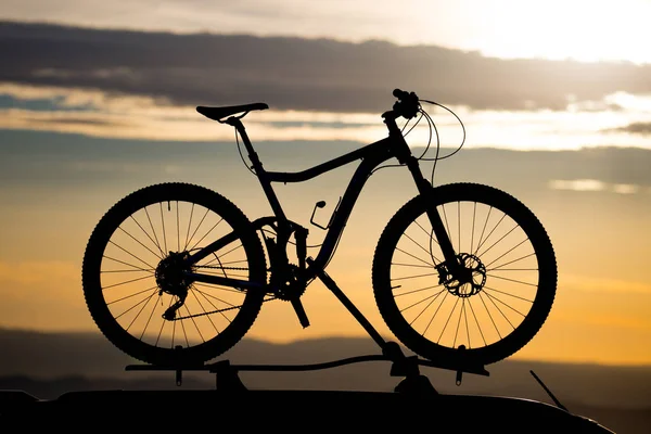 Çatı Rafında Bisiklet — Stok fotoğraf