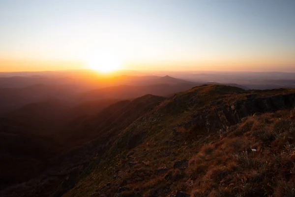 Mt Buller Vista Tramonto — Foto Stock