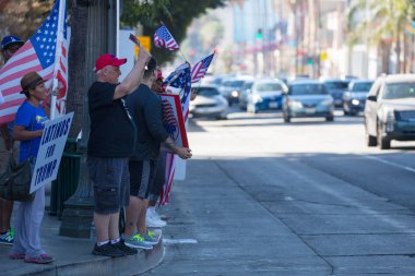 Hollywood'da Donald Trump Rallisi