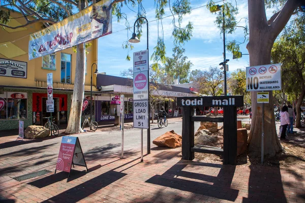 Centro comercial Todd en Alice Springs — Foto de Stock