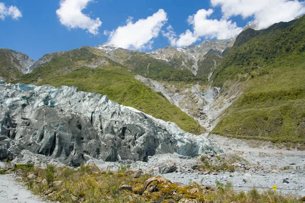 Vale do glaciar raposa — Fotografia de Stock