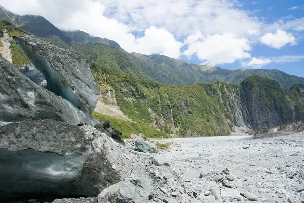 Lembah gletser rubah — Stok Foto