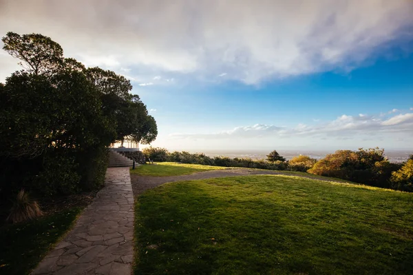 Vista sobre Christchurch desde Cashmere Hill en Nueva Zelanda —  Fotos de Stock