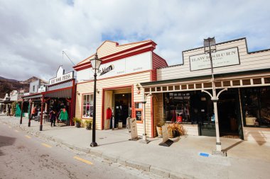 Arrowtown Yeni Zelanda 'da Bulutlu Bir Gün