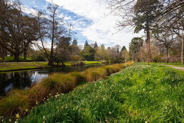 Giardini botanici Christchurch in Nuova Zelanda — Foto Stock