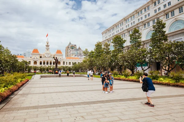 Komitet Ludowy Buduje Sajgon w mieście Ho Chi Minh — Zdjęcie stockowe