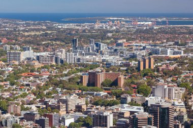 Sydney İnşaat Mimarisinin Hava Görüntüsü