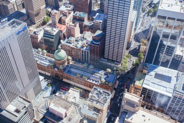 Sydney İnşaat Mimarisinin Hava Görüntüsü