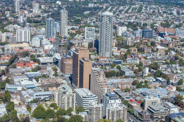 Sydney İnşaat Mimarisinin Hava Görüntüsü