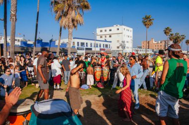 Venice Plajı Davul Çemberi ABD