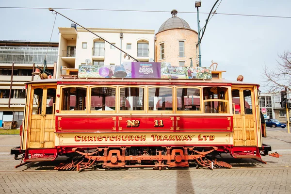 Christchurch Tramway na Nova Zelândia — Fotografia de Stock