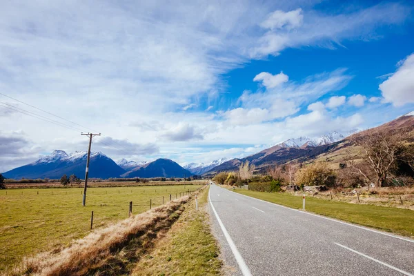 Paesaggio intorno Glenorchy e Paradiso in Nuova Zelanda — Foto Stock