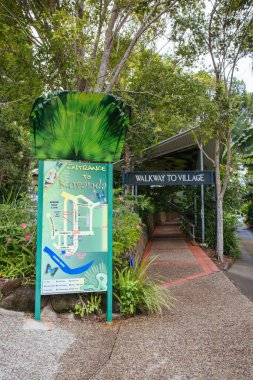 Queensland Avustralya 'daki Kuranda Kasabası