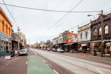 Fitzroy Melbourne Avustralya 'daki Brunswick St Mimarlık