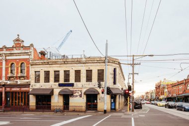 Fitzroy Melbourne Avustralya 'daki Brunswick St Mimarlık
