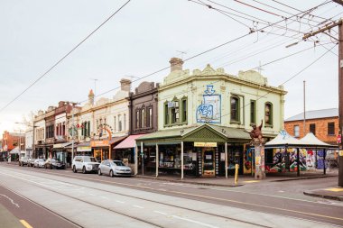 Fitzroy Melbourne Avustralya 'daki Brunswick St Mimarlık