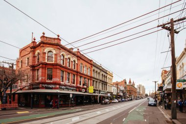 Fitzroy Melbourne Avustralya 'daki Brunswick St Mimarlık