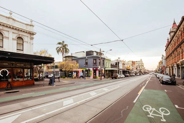 Brunswick St Architecture in Fitzroy Melbourne Australia — Stock fotografie