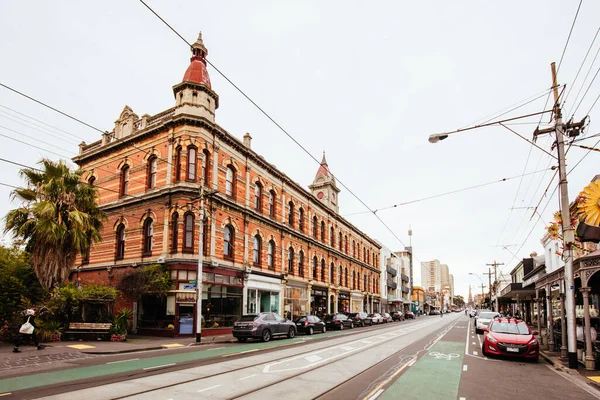 Fitzroy Melbourne Avustralya 'daki Brunswick St Mimarlık — Stok fotoğraf