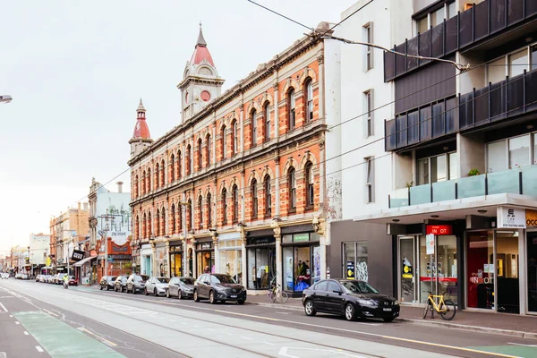 Brunswick St Architecture in Fitzroy Melbourne Australia — Stock fotografie