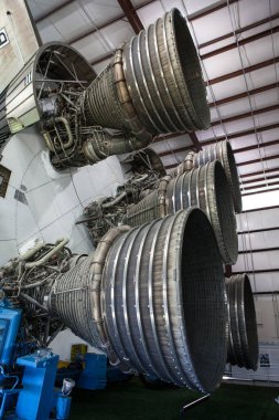 Satürn V Houston 'daki Uzay Merkezi' nde.