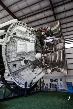 Satürn V Houston 'daki Uzay Merkezi' nde.