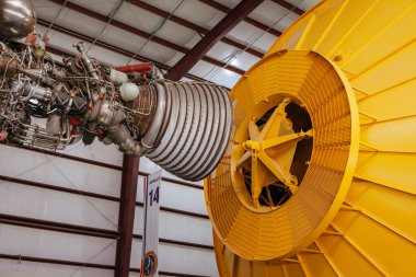 Satürn V Houston 'daki Uzay Merkezi' nde.