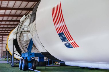 Satürn V Houston 'daki Uzay Merkezi' nde.