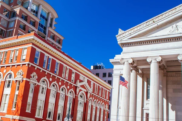 Gallier Hall Architecture New Orleans USA — 图库照片