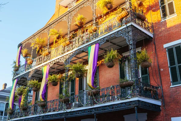 New Orleans Flores para Mardi Gras Estados Unidos — Foto de Stock