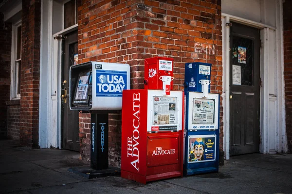 San Francisco Newspaper prodejní automat USA — Stock fotografie