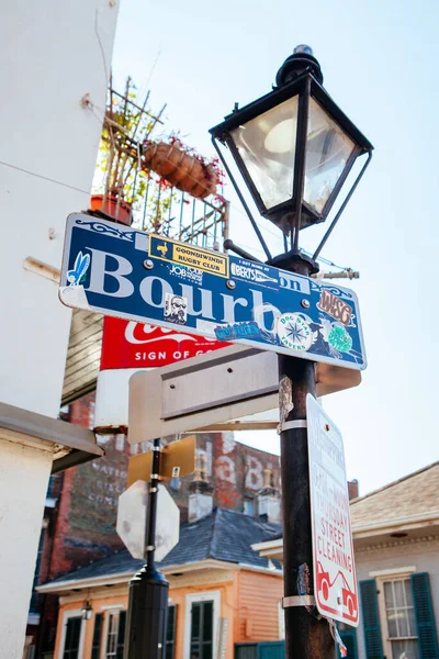 Νέα Ορλεάνη Street Signage Λουιζιάνα ΗΠΑ — Φωτογραφία Αρχείου