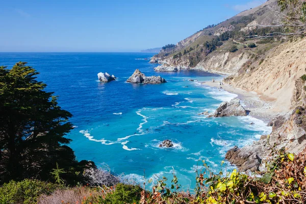 Big Sur Coastline View in California USA — Stock Photo, Image