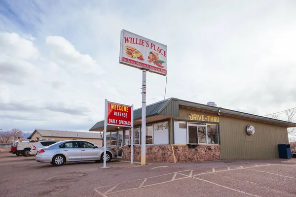 Willies Place Diner Νέο Μεξικό ΗΠΑ — Φωτογραφία Αρχείου