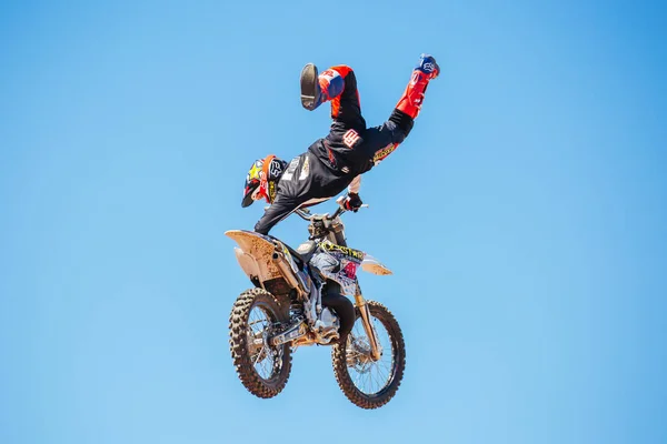Motocross Rider em Melbourne, Austrália — Fotografia de Stock