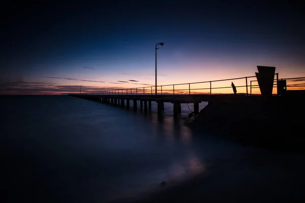 Molo di segale all'alba in Australia — Foto Stock
