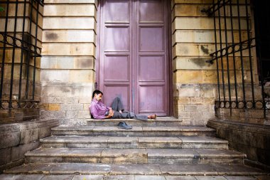 Hindistan 'da Uyuyan Adam