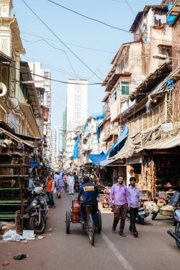 Mumbai 'deki Chor Bazaar Hindistan