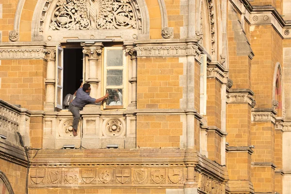 Dworzec kolejowy Chhatrapati Shivaji Terminus — Zdjęcie stockowe