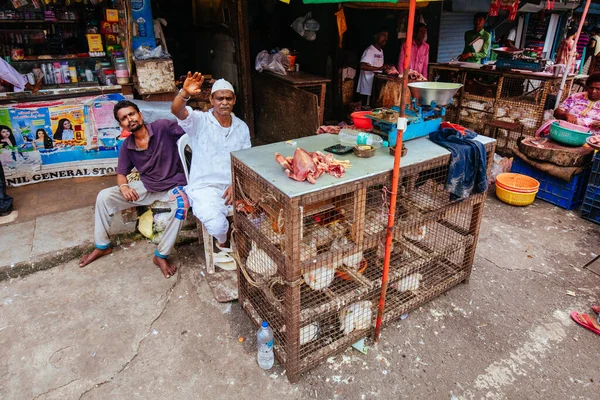 Colaba Causeway Market Stall Mumbai Indie — Zdjęcie stockowe