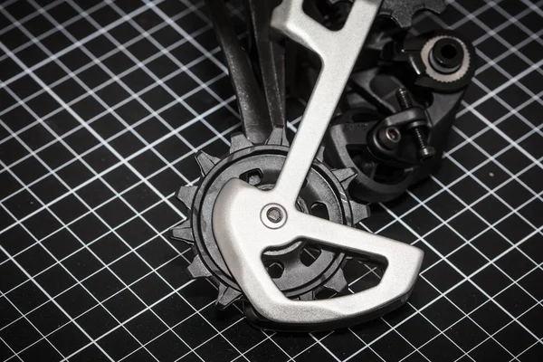 Liga de bicicleta traseira Derailleur — Fotografia de Stock