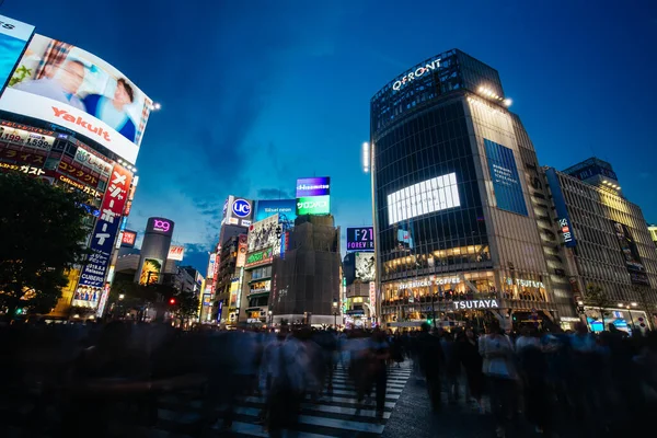 Shibuya Cruzando Tokio Japón — Foto de Stock