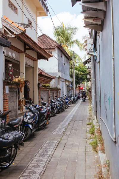 Cena de rua Ubud em Bali Indonésia — Fotografia de Stock