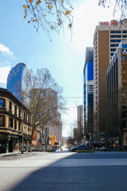 Coronavirüs Salgını Sırasındaki Sessiz Melbourne Sokakları