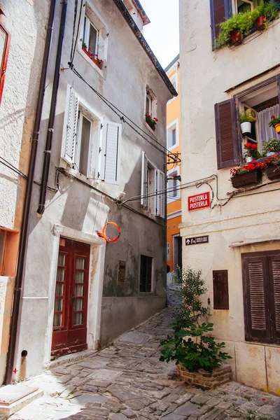 Piran Back Streets in Slovenië — Stockfoto