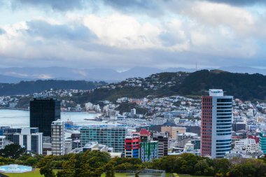 Wellington Skyline Yeni Zelanda 'da