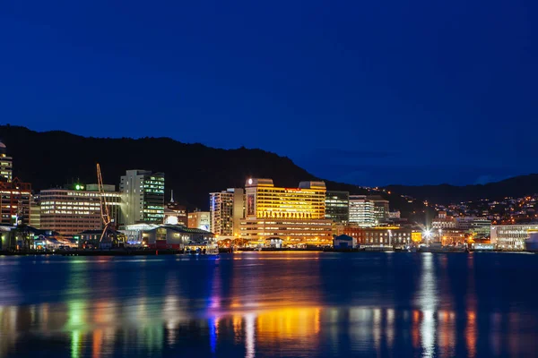 Wellington CBD au crépuscule — Photo