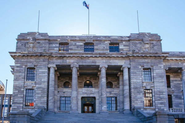 Wellington Parlamento na Nova Zelândia — Fotografia de Stock