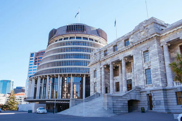 Wellington Parlament w Nowej Zelandii — Zdjęcie stockowe